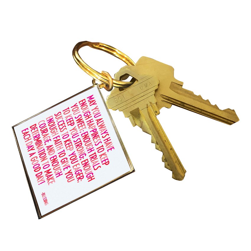 Keychains - KCD127 - May You Always Have (Blessing) - HER Home Design Boutique